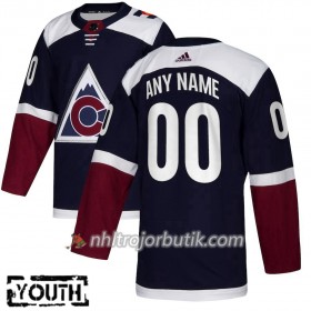 Barn Ishockey Colorado Avalanche Tröja med eget tryck Alternate Adidas 2018-19 Authentic
